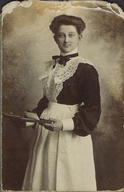 Edwardian Maid Victorian Maid Vintage Portraits Edwardian Era