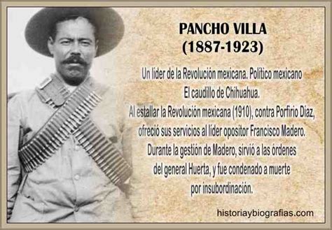 Francisco Villa Biografia Resumida Iwqatu