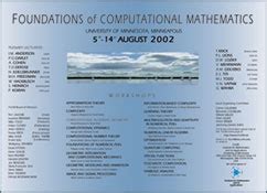 Foundations of computational mathematics abbreviazione del diario standard (iso4): FoCM • Foundations of Computational Mathematics • Conferences