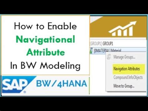 How To Enable Navigational Attribute In Sap Bw Modeling In Sap Bw