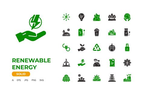 Renewable Energy Icon Grafik Von Nurfajrialdi95 · Creative Fabrica