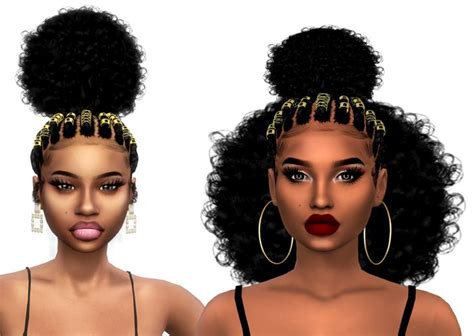 African American Curly Hair Sims 4 Cc Images And Photos Finder