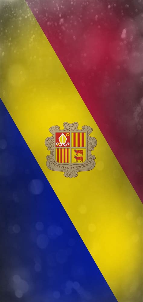 1920x1080px 1080p Free Download Andorra European Flag Flags Hd