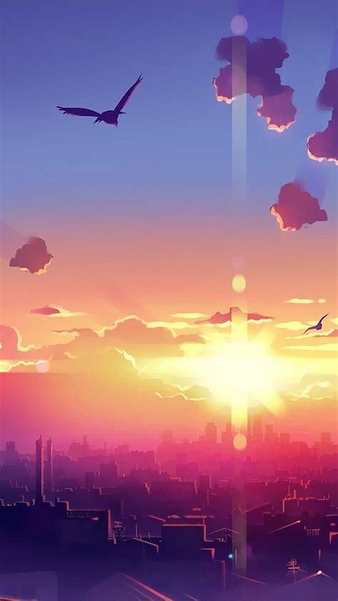 Best Sunrise Anime Sunset With Rage Hd Phone Wallpaper Pxfuel