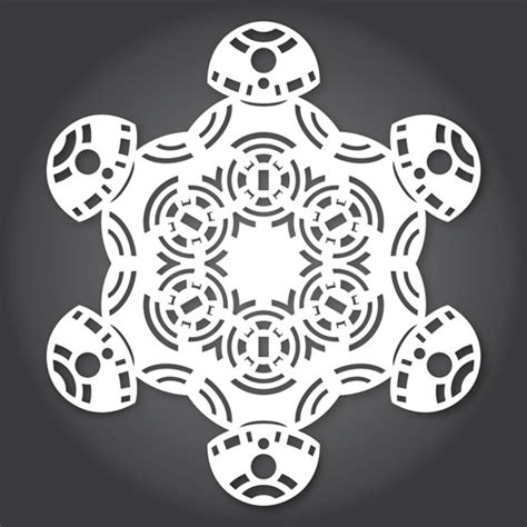 Star Wars The Force Awakens Cut Out Paper Snowflake Designs — Geektyrant