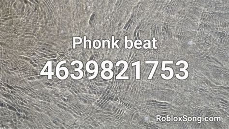 Phonk Beat Roblox Id Roblox Music Codes