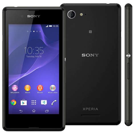 Smartphone Sony Xperia E Preto Tela Dual Chip C Mera Mp