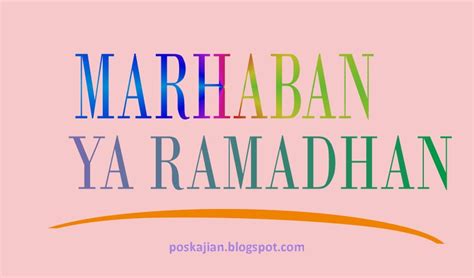 Bagaimana Tulisan Arab Marhaban Ya Ramadhan Itu Blog Ilmu Pengetahuan
