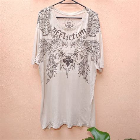 Vintage Vintage 2000s Affliction Double Eagles White Wings T Shirt