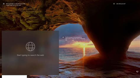 Microsoft Is Testing An Above Lock Screen Search Box For Windows 10