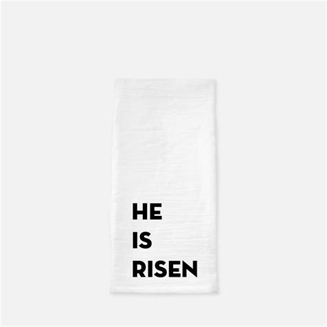 He Is Risen Tea Towel