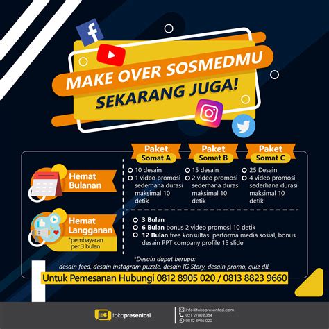 Harga Jasa Desain Sosial Media - Tokopresentasi.com