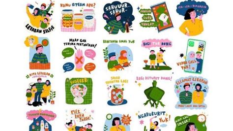 Bulan ramadhan (puasa) sudah dilaksanakan lebih dari dua m. Stiker Lucu Ramadhan 2020 & Idul Fitri dari WhatsApp ...