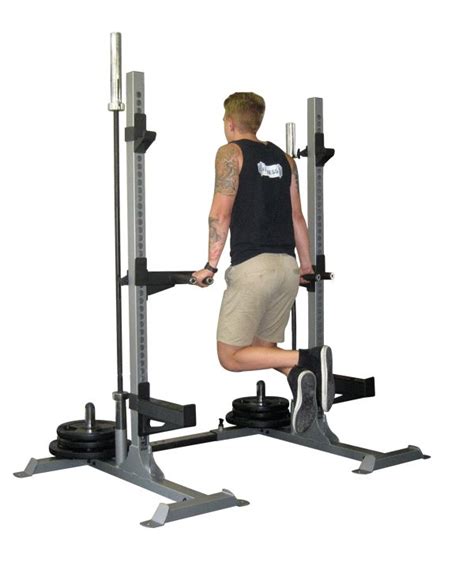Force USA Adjustable Width Squat Stands with Dip Handles & Weight Holders | Squat stands, Squats ...
