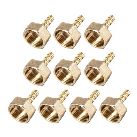 Brass Barb Hose Fitting Connector Adapter 6mm Barbed X G12 Female Pipe