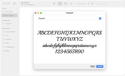 Install And Validate Fonts In Font Book On Mac Apple Support