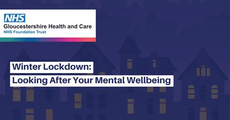 winter lockdown looking after your mental wellbeing gloucestershire health and care nhs