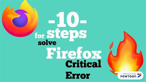 10 Step To Fix Mozilla Firefox Critical Error Permanently Youtube