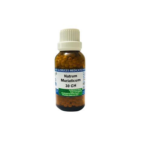 Buy Shophomeo Natrum Muriaticum 30ch Homeopathic Diluted Globules 30