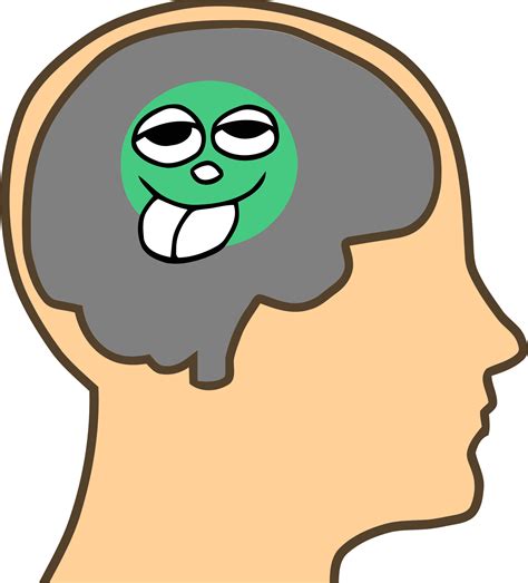Download Clipart Brain Animated Pea Sized Brain Png Download
