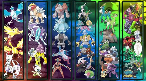 All Pokémon Triomysticside Legendary Battle Themes Gen 1 7 Youtube