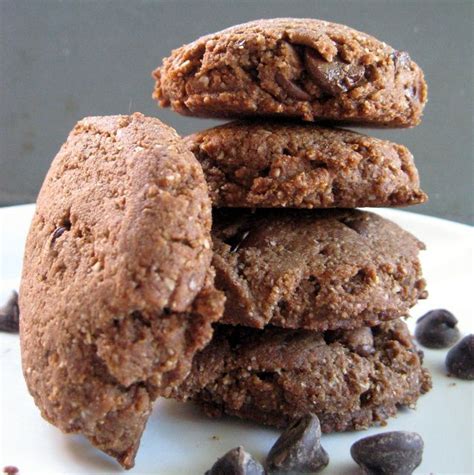 Double Chocolate Chip Cookies (grain-free, vegan) | Double chocolate chip cookies, Chocolate ...