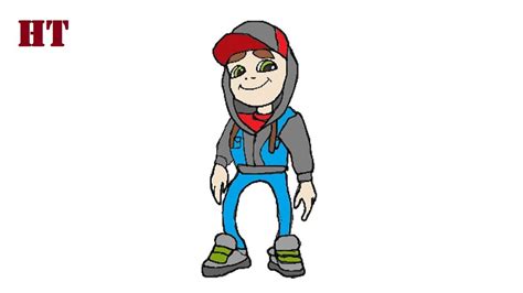 Subway Surfers Drawing How To Draw Jake From Subway Surfers Youtube