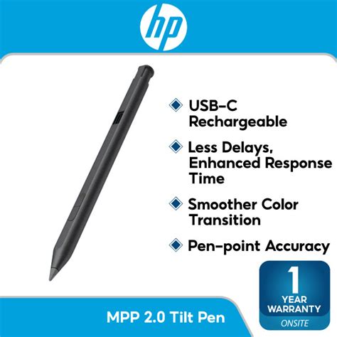 Hp Rechargeable Mpp 20 Tilt Pen 3j122aa Lazada