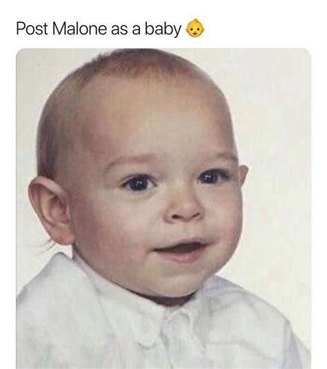 Post Malone As A Baby Ronnievanzantburial