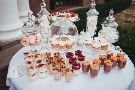 Delicious Wedding Reception Candy Bar Dessert Table Swetts Cupcakes
