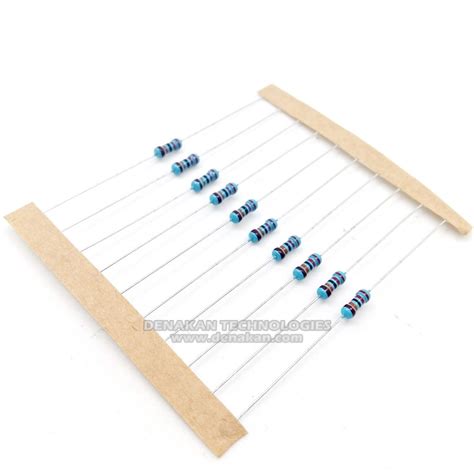 Resistor 220k Ohm 025w Package 10pcs Denakan Technologies