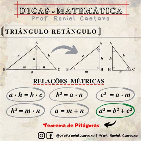 Trigonometria No Triângulo Retângulo Semelhança De Triangulos