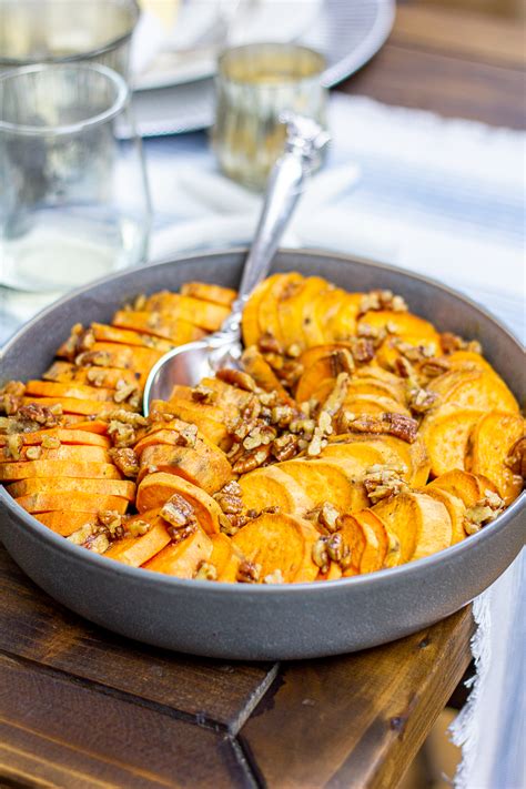 Sweet potatoes have a sterling nutritional profile, making them a great food for people with diabetes. Maple Pecan Sweet Potatoes | Thanksgiving Sweet Potato Recipe
