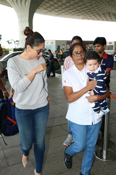The icc t20 world cup 2020 will commence from october kareena kapoor khan with son taimur ali khan, deepika padukone, taapsee pannu, divya khosla kumar, ayushmann khurrana and vicky kaushal. Kareena Kapoor Khan and Taimur spotted at airport - Photos ...