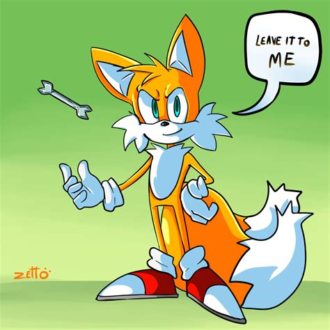 Tails Miles Prower Fan Art By Zettocobaart99 On Deviantart Fan Art Sonic Sonic Art