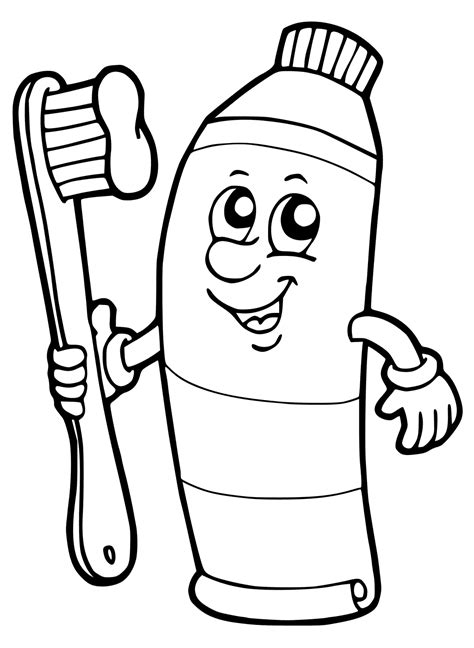 Tooth Coloring Pages Sketch Coloring Page