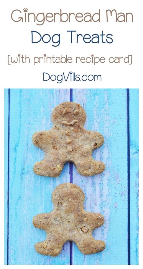 Homemade Gingerbread Man Dog Treats Recipe Recipe Christmas Dog