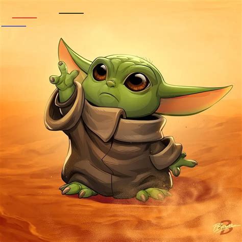 Baby Yoda By Patrickbrown On Deviantart Babyyodawallpaper In 2020 Star Wars Cartoon Yoda
