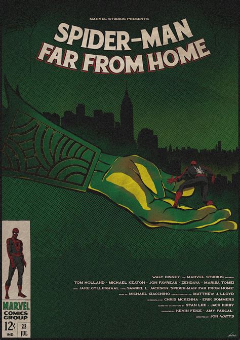 Spider-Man: Far From Home poster by Edward Moran II ...