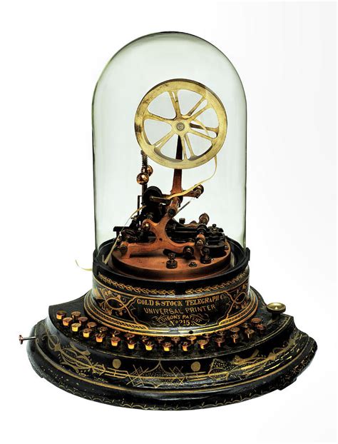 Edison Gold And Stock Telegraph Ticker 1873 Photograph By Daniel Hagerman