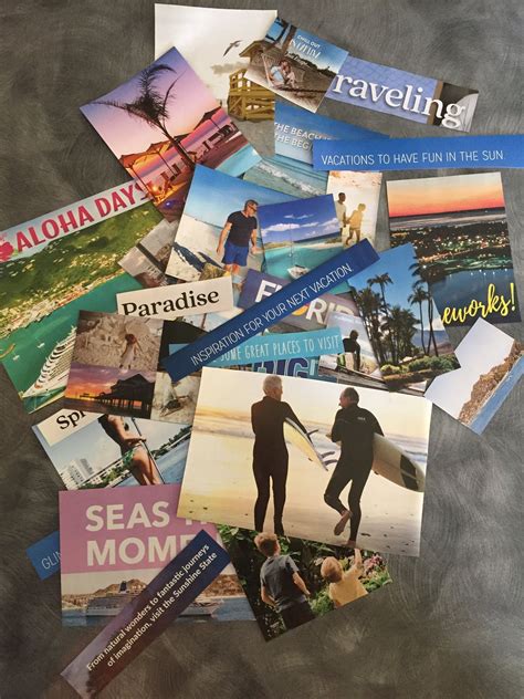 Vision Board Kit 20 Travel Themed Clippings Etsy