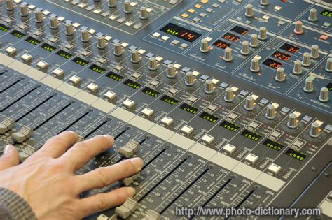 Use any sound device with this software and use its microphone loopback feature. sound board - photo/picture definition at Photo Dictionary ...