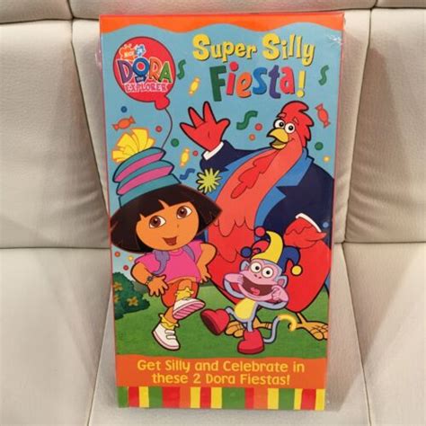 Dora The Explorer Super Silly Fiesta Vhs New Nick Jr 97368795938 Ebay
