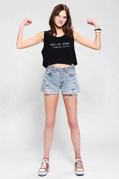 Urban Outfitters The Reformation X Urban Renewal Sex Ercise Tank Top In