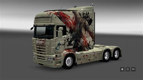 SCANIA RS RJL LONGLINE ASSASSINS CREED SKIN ETS2 Mods Euro Truck