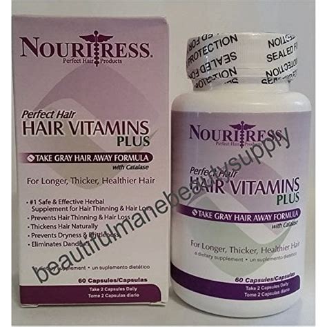 Nouritress Perfect Hair Vitamins Plus Gray Hair Formula