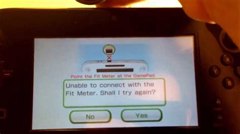Pairing The Fit Meter With Wii Fit U On The Nintendo Wii U Youtube