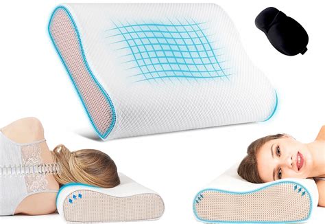 Contour Memory Foam Pillow Neck Pillow For Neck Pain Orthopedic