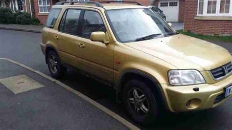 Honda 2000 Cr V Es Auto Yellow Spares Or Repair Car For Sale