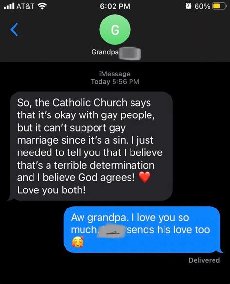Text From Grandpa ️ Sharing To Spread The Love Rgaybros